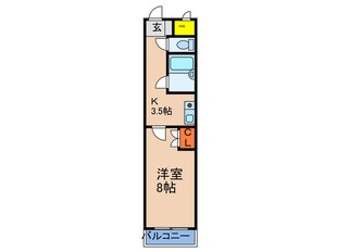 プレステル福島の物件間取画像